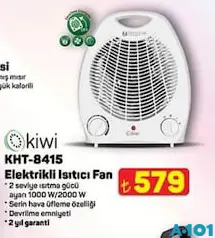 KİWİ KHT-8415 ELEKTRİKLİ ISITICI FAN fiyat ve kampanya bilgisi